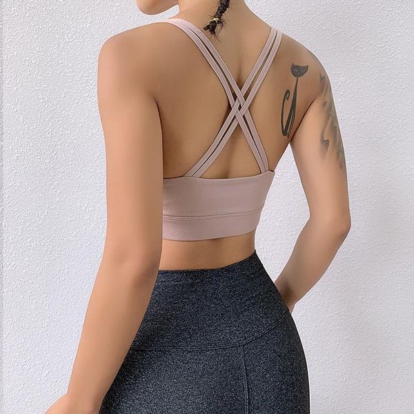 gym clothing ps shockproof push up sports bra cross bandage sport sujetador deportivo mujer deep v fitness tank brassiere, White;black
gym clothing ps shockproof push up sports bra cross bandage sport sujetador deportivo mujer deep v fitness tank brassiere, White;black