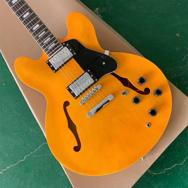 custom shop personality sir half a hollow hole f electric guitar ems 
custom shop personality sir half a hollow hole f electric guitar ems