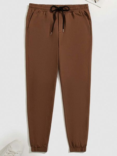 men tie waist solid pants q3tk#, Black 
men tie waist solid pants q3tk#, Black