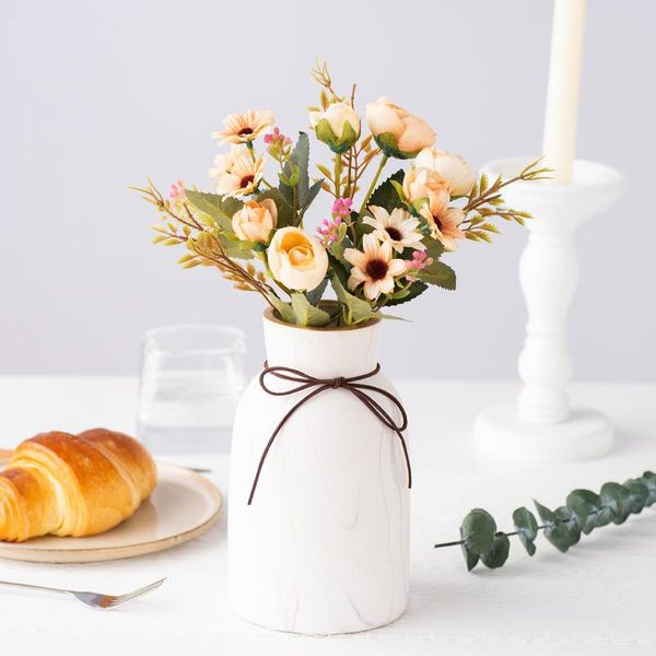 decorative flowers & wreaths 1pc/2pc autumn fake tea rose silk flower fall gerbera daisy artificial plastic for wedding home accessories dec
decorative flowers & wreaths 1pc/2pc autumn fake tea rose silk flower fall gerbera daisy artificial plastic for wedding home accessories dec