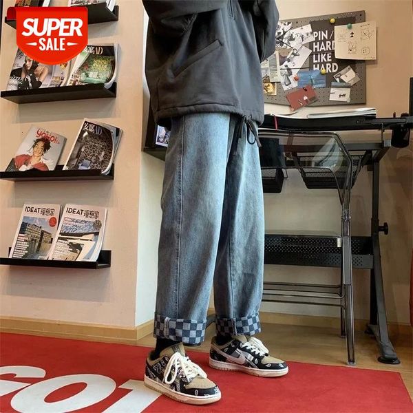 2021 spring men's fashion straight pants plaid printing casual jeans black/blue color mens loose trousers plus size -2xl #pv26
2021 spring men's fashion straight pants plaid printing casual jeans black/blue color mens loose trousers plus size -2xl #pv26