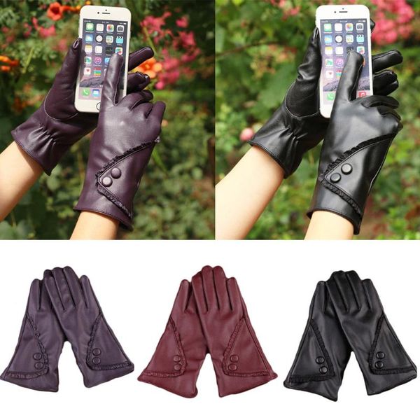 fingerless gloves yjsfg house women pu leather touch screen winter mittens female warm glove womens guantes mujer, Blue;gray
fingerless gloves yjsfg house women pu leather touch screen winter mittens female warm glove womens guantes mujer, Blue;gray