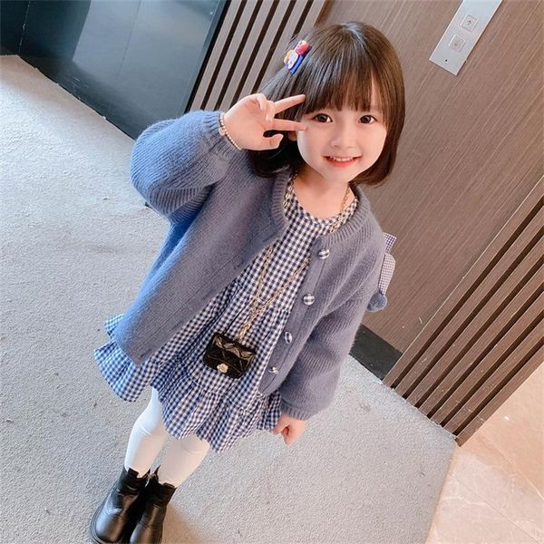 pullover girls' set 2021 children's foreign style net red two-piece of clothes spring and autumn fashionable baby, Blue
pullover girls' set 2021 children's foreign style net red two-piece of clothes spring and autumn fashionable baby, Blue