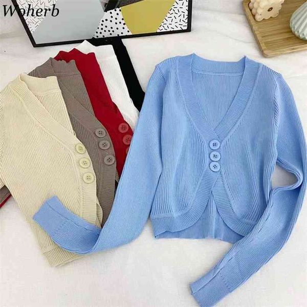 korean style v-neck short knitted sweaters women thin cardigan fashion long sleeve sun protection crop ropa mujer 210519, White
korean style v-neck short knitted sweaters women thin cardigan fashion long sleeve sun protection crop ropa mujer 210519, White