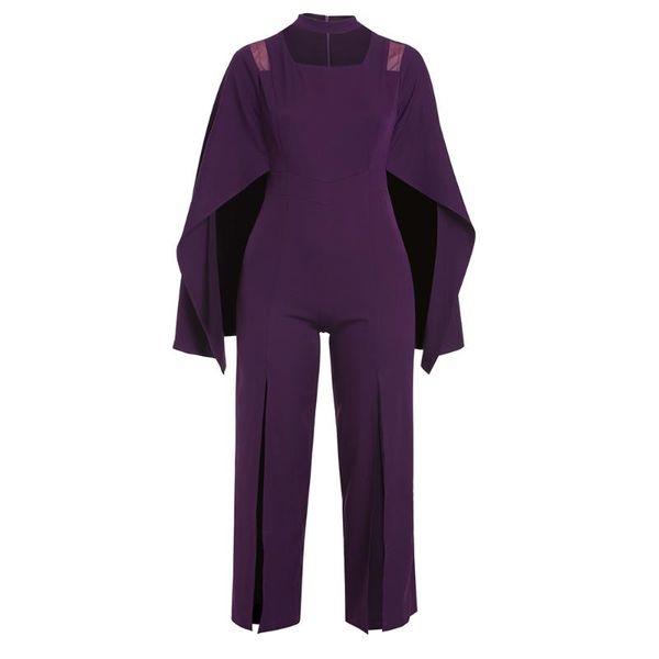 women's jumpsuits & rompers woman 2021 spring solid purple slim wide legs pants casual patchwork mesh zipper plus size women fashion ju, Black;white
women's jumpsuits & rompers woman 2021 spring solid purple slim wide legs pants casual patchwork mesh zipper plus size women fashion ju, Black;white