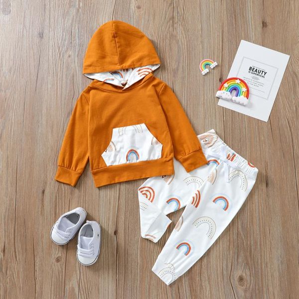 clothing sets 2021 girls casual two-piece clothes set, rainbow/ floral printed pattern hooded pullover and pants, caramel/ dark green, White
clothing sets 2021 girls casual two-piece clothes set, rainbow/ floral printed pattern hooded pullover and pants, caramel/ dark green, White