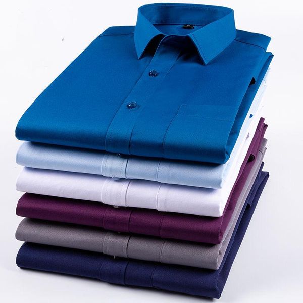 men's dress shirts arrival spring men slim commercial easy care shirt male oversize long-sleeve fashion formal plus size, White;black
men's dress shirts arrival spring men slim commercial easy care shirt male oversize long-sleeve fashion formal plus size, White;black