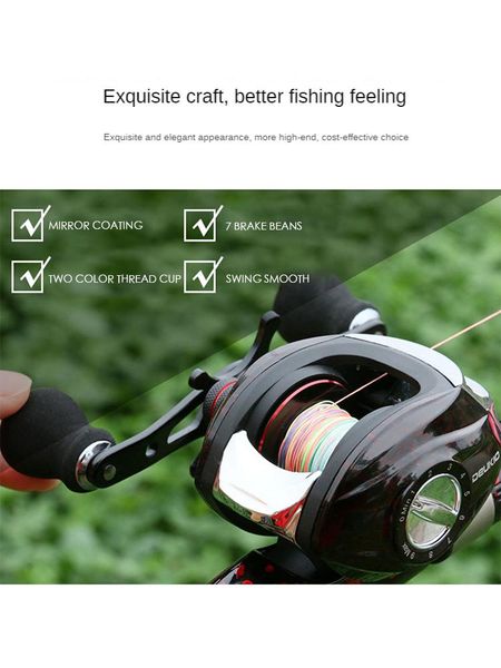 fishing baitcasting reel all metal spool 5+1bb 10kg/22lb max drag force speed ratio 7.2:1 magnetic casting reels
fishing baitcasting reel all metal spool 5+1bb 10kg/22lb max drag force speed ratio 7.2:1 magnetic casting reels