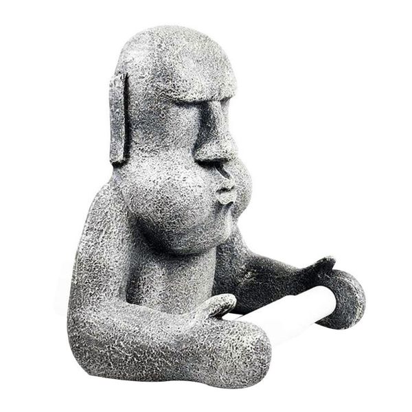 tissue boxes & napkins 1pc toilet roll paper rack wall mounted moai stone statue organizer
tissue boxes & napkins 1pc toilet roll paper rack wall mounted moai stone statue organizer