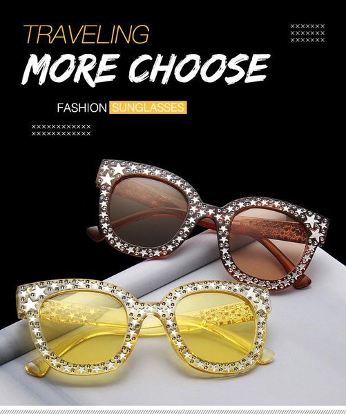 personality full sky five-pointed star jelly color sunglasses fashion colorful ocean cute and playful glasses, White;black
personality full sky five-pointed star jelly color sunglasses fashion colorful ocean cute and playful glasses, White;black