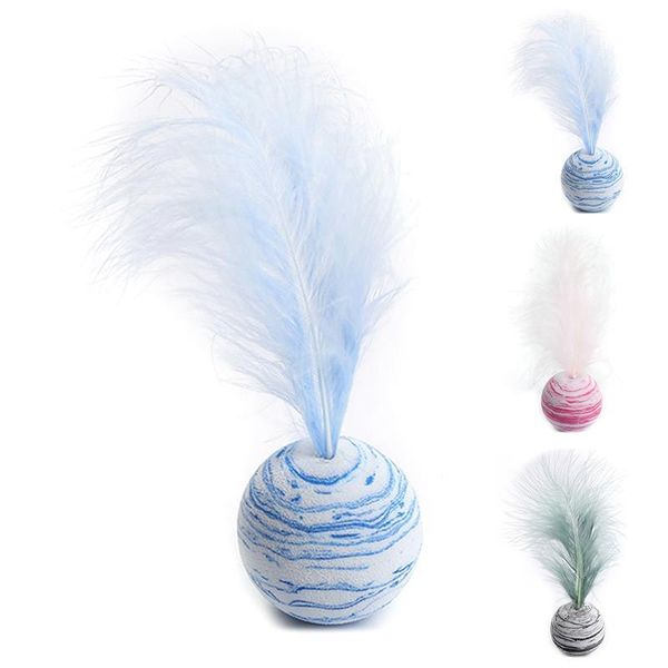 cat toys interactive toy ball pet kitten teaser having fun exercise playing funny foam with faux feather kitty plaything
cat toys interactive toy ball pet kitten teaser having fun exercise playing funny foam with faux feather kitty plaything