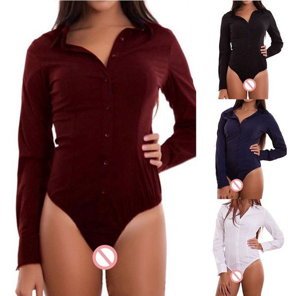 long sleeve bodysuit for women turndown collar skinny body suit white black fashion streetwear female bodysuits women's jumpsuits & rom, Black;white
long sleeve bodysuit for women turndown collar skinny body suit white black fashion streetwear female bodysuits women's jumpsuits & rom, Black;white