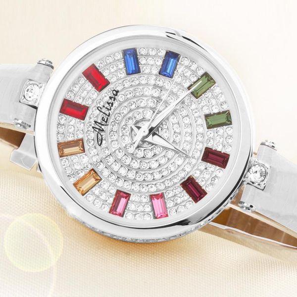 wristwatches melissa lady women's watch japan quartz hours fashion clock bracelet real leather crystal luxury rhinestones girl birthday, Slivery;brown
wristwatches melissa lady women's watch japan quartz hours fashion clock bracelet real leather crystal luxury rhinestones girl birthday, Slivery;brown