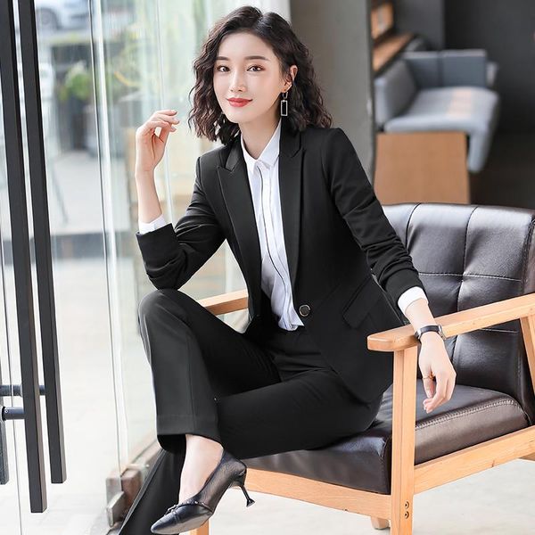 ladies black blazers women business suits formal office work wear pant and jacket sets pantsuits women's two piece pants, White
ladies black blazers women business suits formal office work wear pant and jacket sets pantsuits women's two piece pants, White