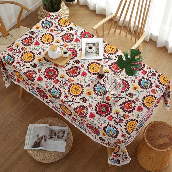 table cloth printed sun lace tablecloth dining heat insulation dustproof coffee decoration rectangle manteles
table cloth printed sun lace tablecloth dining heat insulation dustproof coffee decoration rectangle manteles
