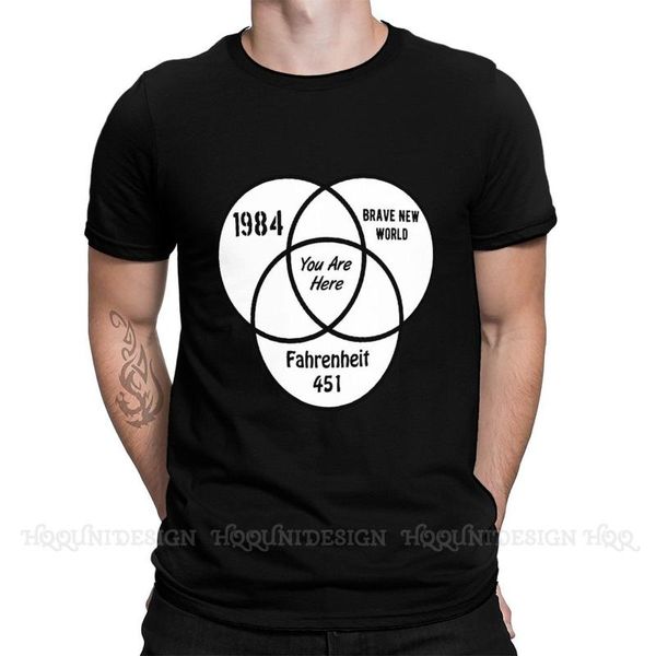 men's t-shirts men venn diagram definition tshirt you are here 1984 pure cotton shirt tees harajuku for camisetas, White;black
men's t-shirts men venn diagram definition tshirt you are here 1984 pure cotton shirt tees harajuku for camisetas, White;black