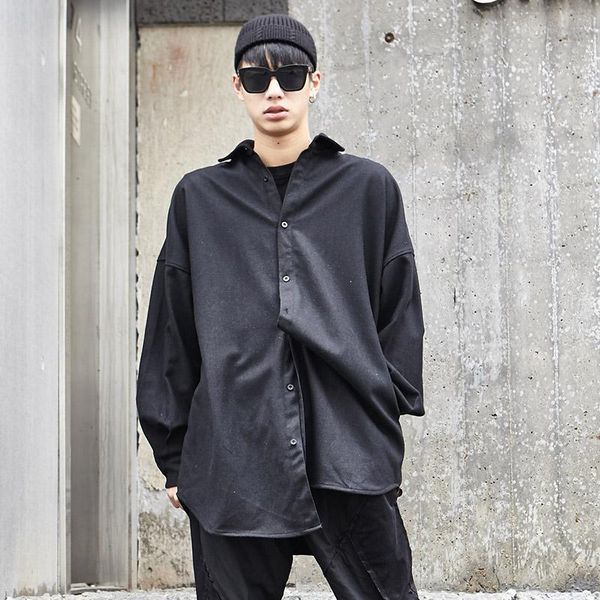 men's casual shirts men long sleeve shirt spring and autumn style before after two wear alternative fashion recreational loose, White;black
men's casual shirts men long sleeve shirt spring and autumn style before after two wear alternative fashion recreational loose, White;black