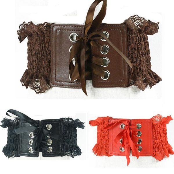 belts women ladies lace wide elastic belt tassels bow buckle dress corset waistband blthg0317, Black;brown
belts women ladies lace wide elastic belt tassels bow buckle dress corset waistband blthg0317, Black;brown