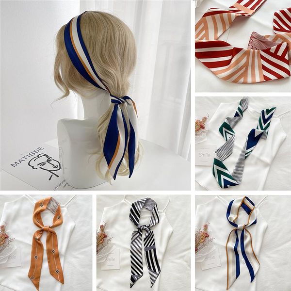 hair accessories stripe print women headband for tie head scarf satin silk handkerchief ladies ribbon kerchief girls bandana
hair accessories stripe print women headband for tie head scarf satin silk handkerchief ladies ribbon kerchief girls bandana