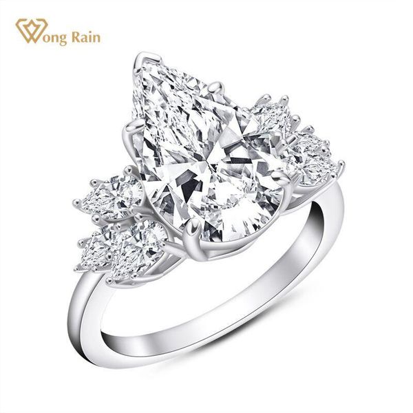 cluster rings wong rain 925 sterling silver greated moissanite water drop cut gemstone wedding band white gold diamonds fine jewelry, Golden;silver
cluster rings wong rain 925 sterling silver greated moissanite water drop cut gemstone wedding band white gold diamonds fine jewelry, Golden;silver