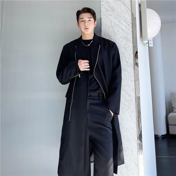 men's trench coats 2021 autumn korean style personalized zipper design windbreaker men casual loose black white trench,-xl, Tan;black
men's trench coats 2021 autumn korean style personalized zipper design windbreaker men casual loose black white trench,-xl, Tan;black