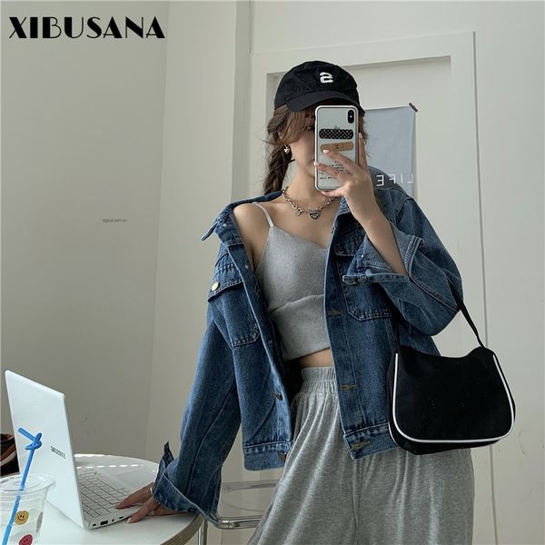 denim jackets women blue coat autumn for single breasted coats female long sleeve jacket 210423, Black;brown
denim jackets women blue coat autumn for single breasted coats female long sleeve jacket 210423, Black;brown