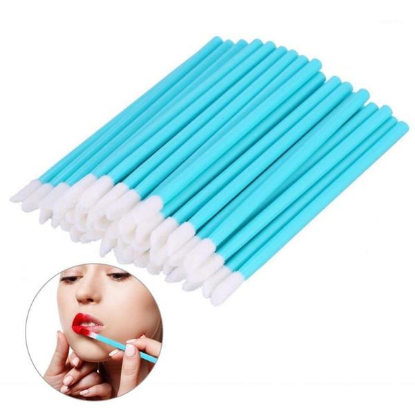 1000pcs/lot disposable lip brushes soft make up brush for lipstick gloss wands applicator professional makeup beauty tool1