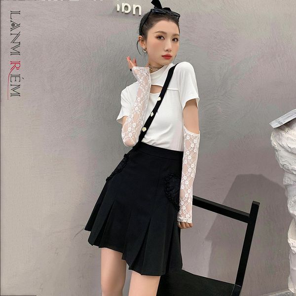 women black t-shirt round neck hollow out short sleeve simple shirts female fashion tide summer 2e 210507, White
women black t-shirt round neck hollow out short sleeve simple shirts female fashion tide summer 2e 210507, White