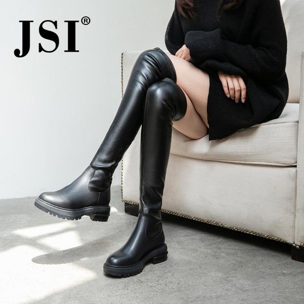 boots jsi women over the knee genuine leather round toe zip square heel med ladies shoes solid handmade jo311, Black
boots jsi women over the knee genuine leather round toe zip square heel med ladies shoes solid handmade jo311, Black