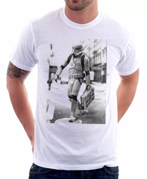 StormTrooper Boombox stereo radio s Darth Vader funny white t-shirt OZ9777, White;black
StormTrooper Boombox stereo radio s Darth Vader funny white t-shirt OZ9777, White;black