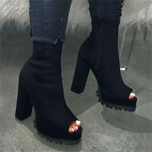 boots 2021 autumn winter cashew flowers ankle women square heel booties woman peep toe zipper female shoes plus size, Black
boots 2021 autumn winter cashew flowers ankle women square heel booties woman peep toe zipper female shoes plus size, Black