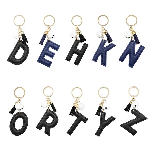 keychains multicolor english alphabet keychain pu leather material alloy bell flannel tassel bag key chain pendant creative small gift, Silver
keychains multicolor english alphabet keychain pu leather material alloy bell flannel tassel bag key chain pendant creative small gift, Silver