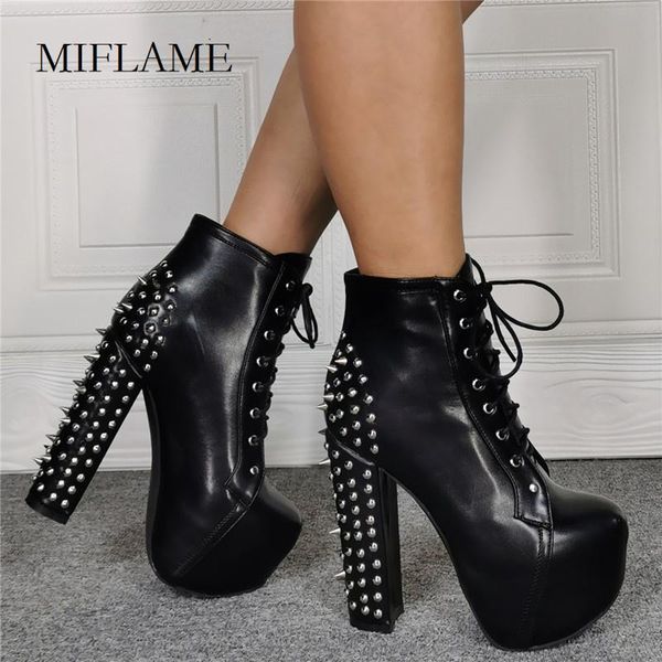 boots black rivet thick heel waterproof platform super high ankle women fashion lace up 2021 in winter
boots black rivet thick heel waterproof platform super high ankle women fashion lace up 2021 in winter