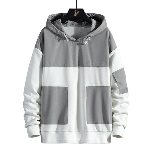 men's hoodies & sweatshirts mens spring style casual stand collar contrasting color half-open zipper loose street youth with hood, Black
men's hoodies & sweatshirts mens spring style casual stand collar contrasting color half-open zipper loose street youth with hood, Black