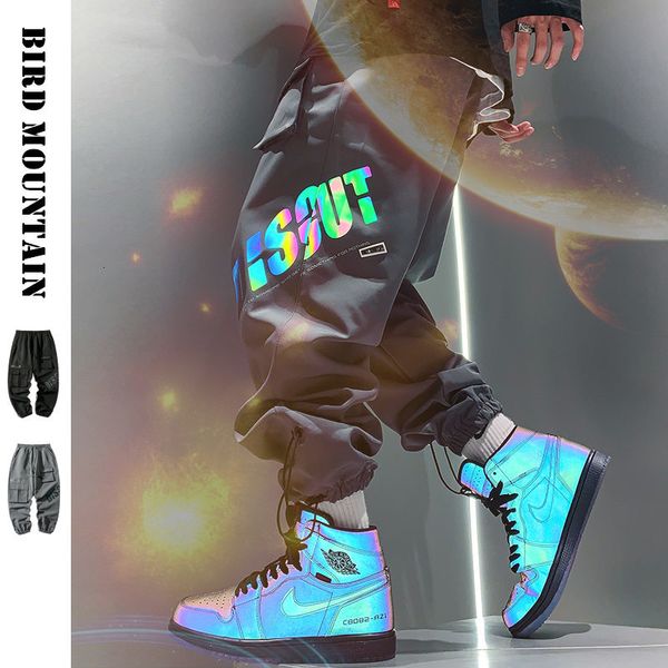 men's pants korean hip hop reflective letters harem plus size baggy joggers men clothes streetwear kpop oversize casual cargo trou, Black
men's pants korean hip hop reflective letters harem plus size baggy joggers men clothes streetwear kpop oversize casual cargo trou, Black