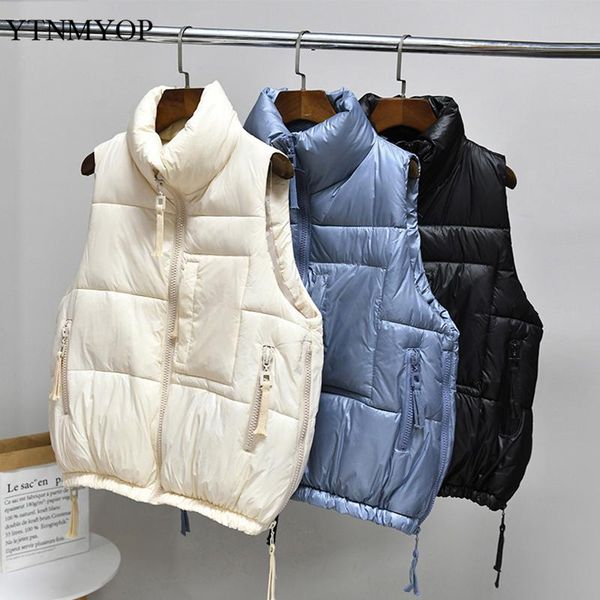 women's vests ytnmyop autumn winter women solid loose vest stand collar short jacket cotton padded female windproof warm waistcoat, Black;white
women's vests ytnmyop autumn winter women solid loose vest stand collar short jacket cotton padded female windproof warm waistcoat, Black;white