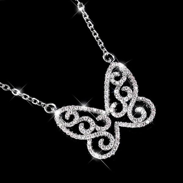 pendant necklaces huitan creative butterfly necklace for women silver color girl's fashion versatile wedding jewelry
pendant necklaces huitan creative butterfly necklace for women silver color girl's fashion versatile wedding jewelry