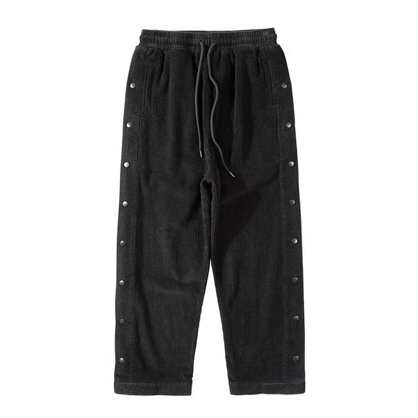 winter black khaki sweatpants hip hop loose zip jogger pants streetwear two-pocket styling
winter black khaki sweatpants hip hop loose zip jogger pants streetwear two-pocket styling