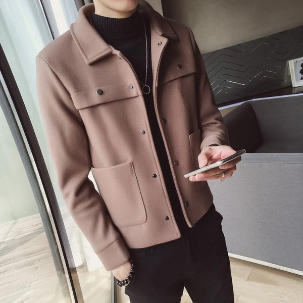 men's wool & blends 2021 autumn winter trench coat jacket short slim casual business windbreaker streetwear overcoat plus size 5xl, Black
men's wool & blends 2021 autumn winter trench coat jacket short slim casual business windbreaker streetwear overcoat plus size 5xl, Black