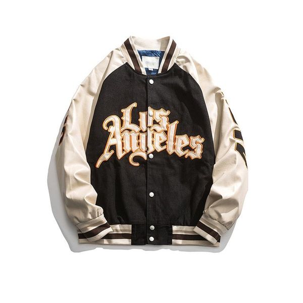 men's jackets 21 cotton embroidery baseball jacket men spring&autumn couple patchwork casual bomber college style streetwear, Black;brown
men's jackets 21 cotton embroidery baseball jacket men spring&autumn couple patchwork casual bomber college style streetwear, Black;brown