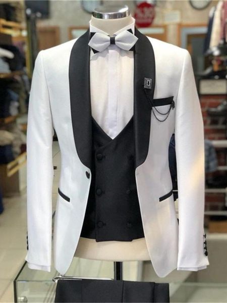 handsome one button groomsmen shawl lapel groom tuxedos men suits wedding/prom/dinner blazer(jacket+pants+vest+tie) 223 men's & blazers, White;black
handsome one button groomsmen shawl lapel groom tuxedos men suits wedding/prom/dinner blazer(jacket+pants+vest+tie) 223 men's & blazers, White;black