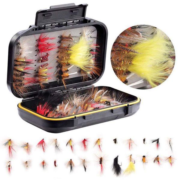 fishing hooks flies assortment kit- 72 pcs handmade lures-dry/wet flies,streamer, nymph, emerger with waterproof b
fishing hooks flies assortment kit- 72 pcs handmade lures-dry/wet flies,streamer, nymph, emerger with waterproof b