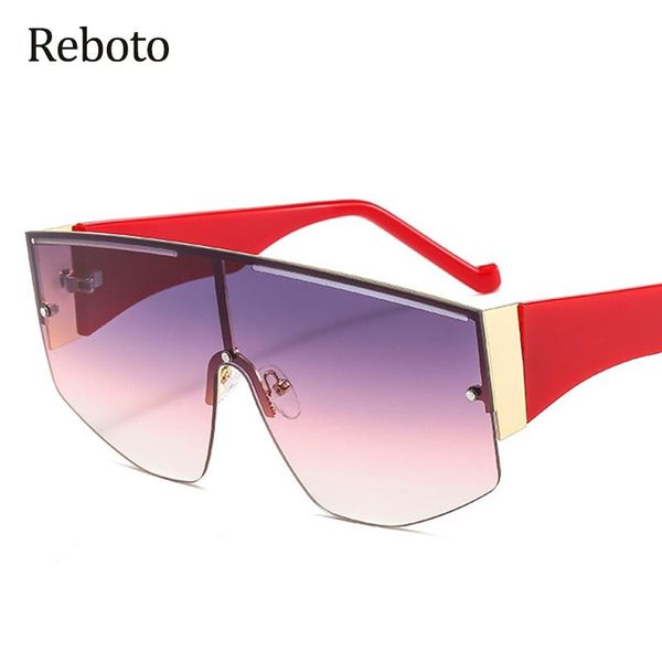 sunglasses oversized pilot gradient fashion brand designer rimless vintage one piece sun glasses men big shades eyewear, White;black
sunglasses oversized pilot gradient fashion brand designer rimless vintage one piece sun glasses men big shades eyewear, White;black