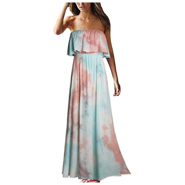 casual dresses 2021 summer fashion tie-dye robe print long dress ruffle maxi sundress bohemian women elegant strapless vestidos, Black;gray
casual dresses 2021 summer fashion tie-dye robe print long dress ruffle maxi sundress bohemian women elegant strapless vestidos, Black;gray