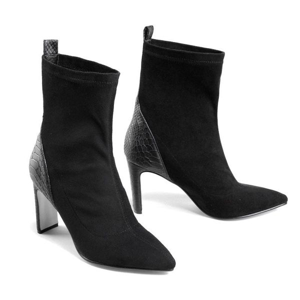 boots pointed ankle women plus velvet stretch thin tight socks net red single 2021 autumn high heels, Black
boots pointed ankle women plus velvet stretch thin tight socks net red single 2021 autumn high heels, Black