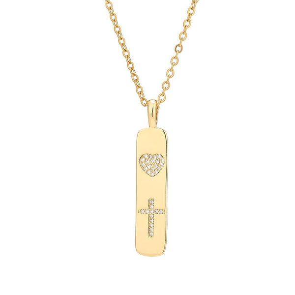 pendant necklaces the fashion stainless steel cross necklace heart-shaped inlaid zircon for women girl party jewelry gift, Silver
pendant necklaces the fashion stainless steel cross necklace heart-shaped inlaid zircon for women girl party jewelry gift, Silver