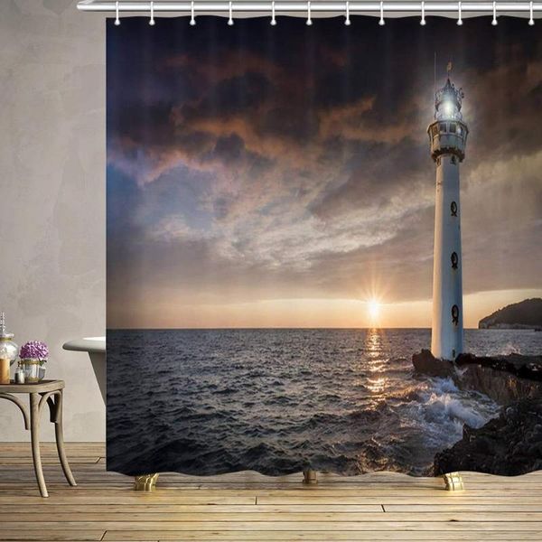 shower curtains lighthouse curtain for bathroom sunrise on ocean navigation nautical home decor
shower curtains lighthouse curtain for bathroom sunrise on ocean navigation nautical home decor