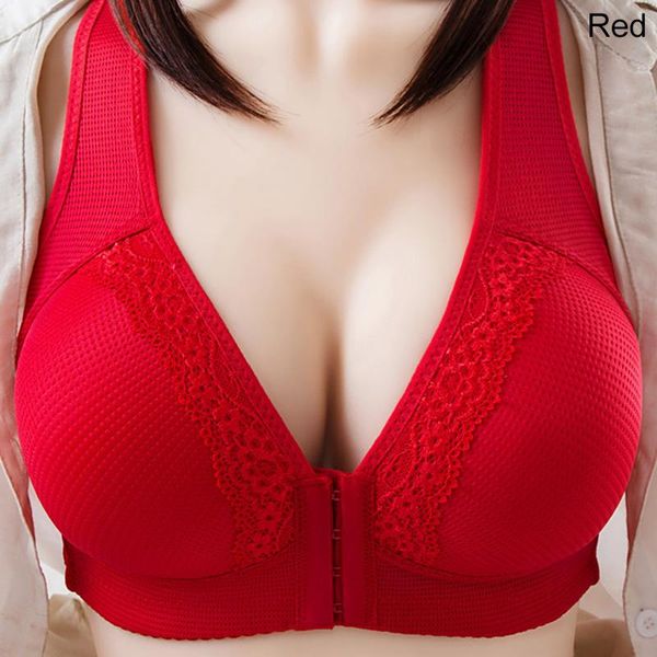 bras women front buckle thin bra lingeries wire breathable bralette underwear widened shoulder straps comfort brassiere 2021, Red;black
bras women front buckle thin bra lingeries wire breathable bralette underwear widened shoulder straps comfort brassiere 2021, Red;black