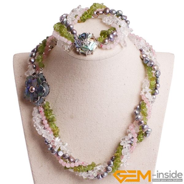 mixed chips (rose white quartzs gray pearl peridot ) natural stone necklace diy jewelry women gifts, Silver
mixed chips (rose white quartzs gray pearl peridot ) natural stone necklace diy jewelry women gifts, Silver
