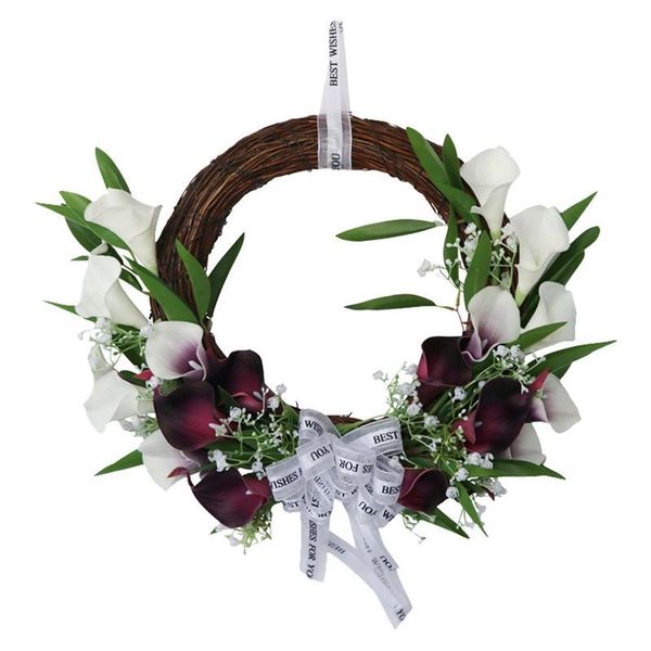 1pc simulation calla lily garland wedding layout prop hanging wreath (white) decorative flowers & wreaths
1pc simulation calla lily garland wedding layout prop hanging wreath (white) decorative flowers & wreaths